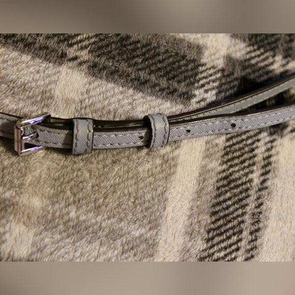 MICHAEL KORS BLUE SAFFIANO LEATHER CROSSBODY PURSE - Picture 6 of 6